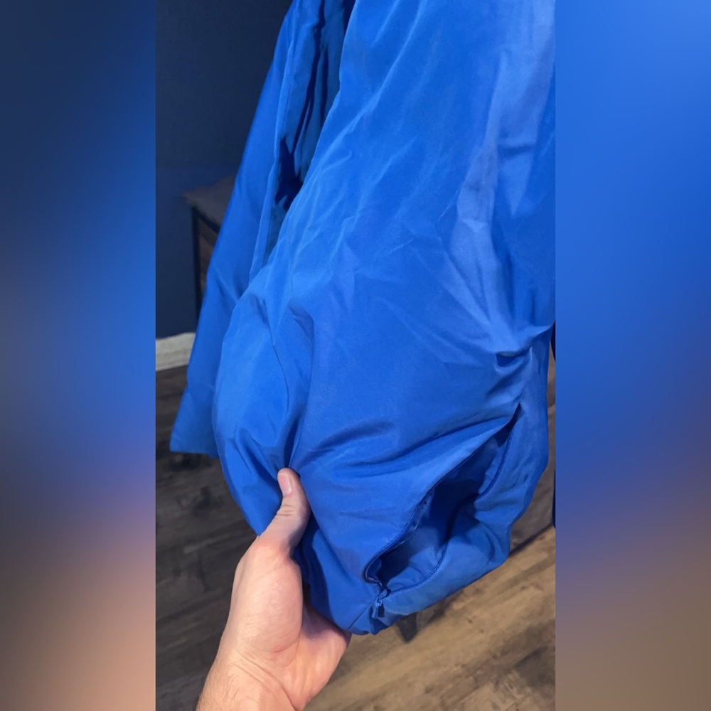 Rockstar original blue puffer jacket. Brand new never worn with tags Size medium